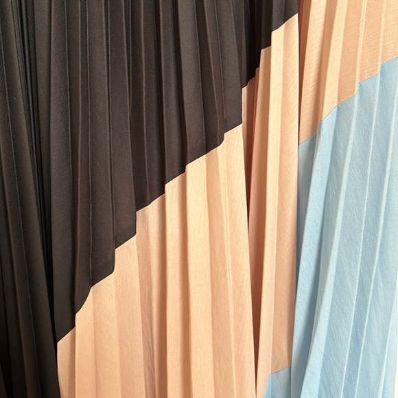 BCBG MaxAzria CIARA black/combo evening dress, asymmetrical, special occasion - Picture 3 of 5